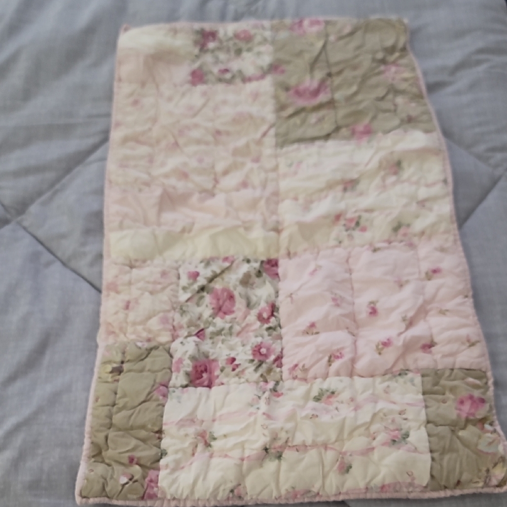 Floral Patchwork Quilt Pillow Cases Two